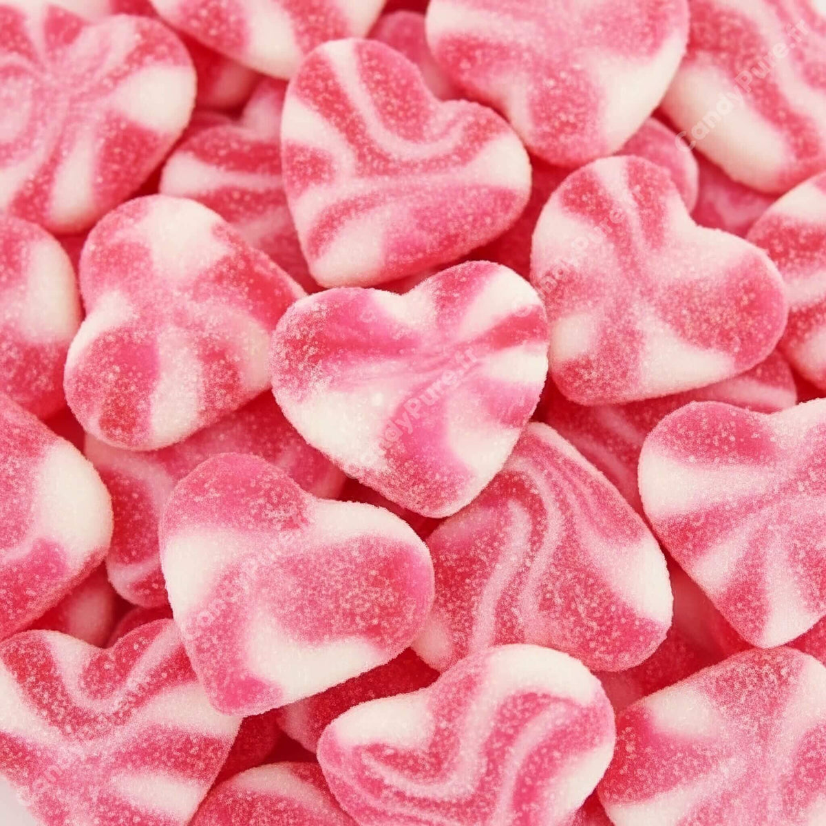 Cœurs Crémeux Twist Fraise Sucrés (100g)