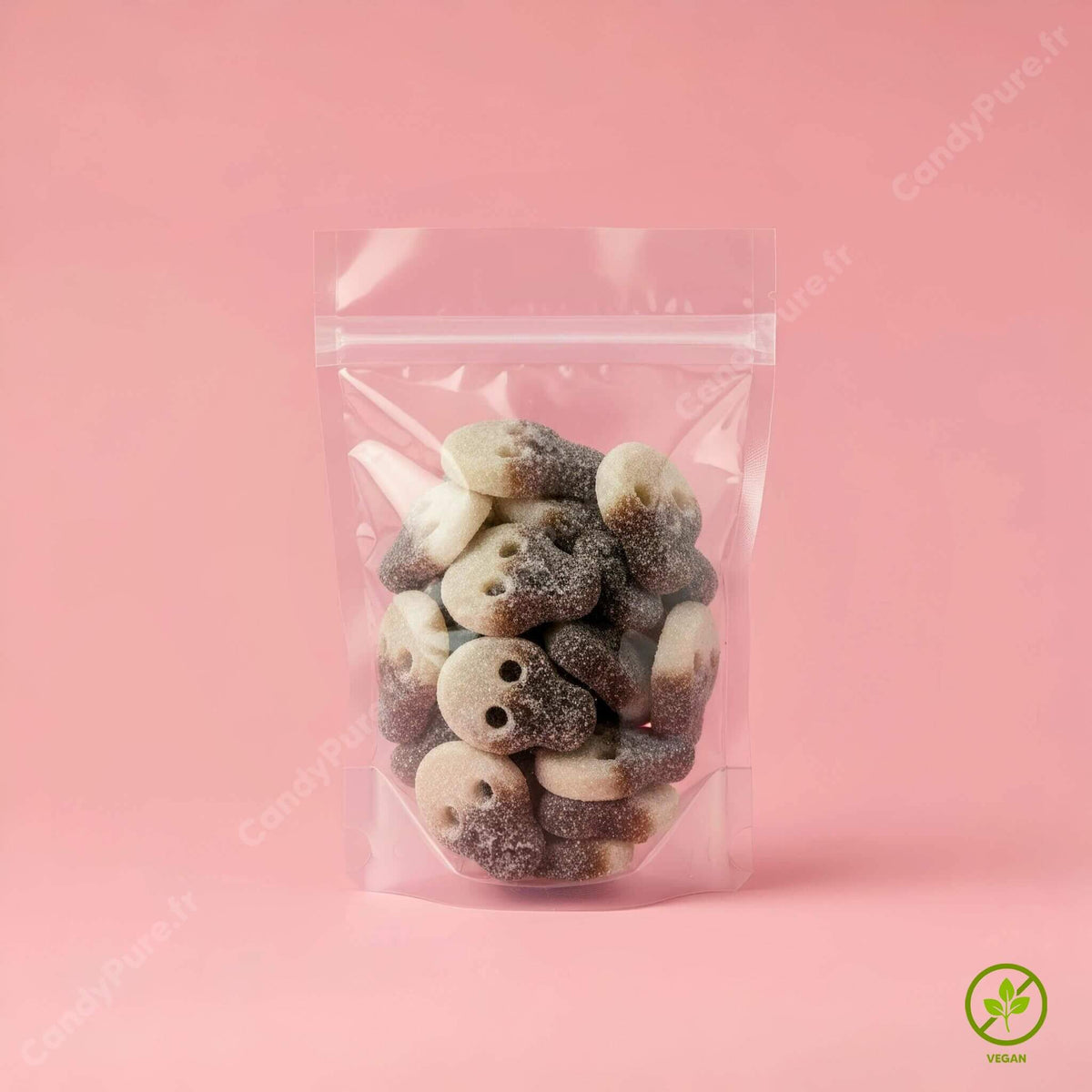 Crânes Cola Acidulés (100g) - Bonbons Suédois