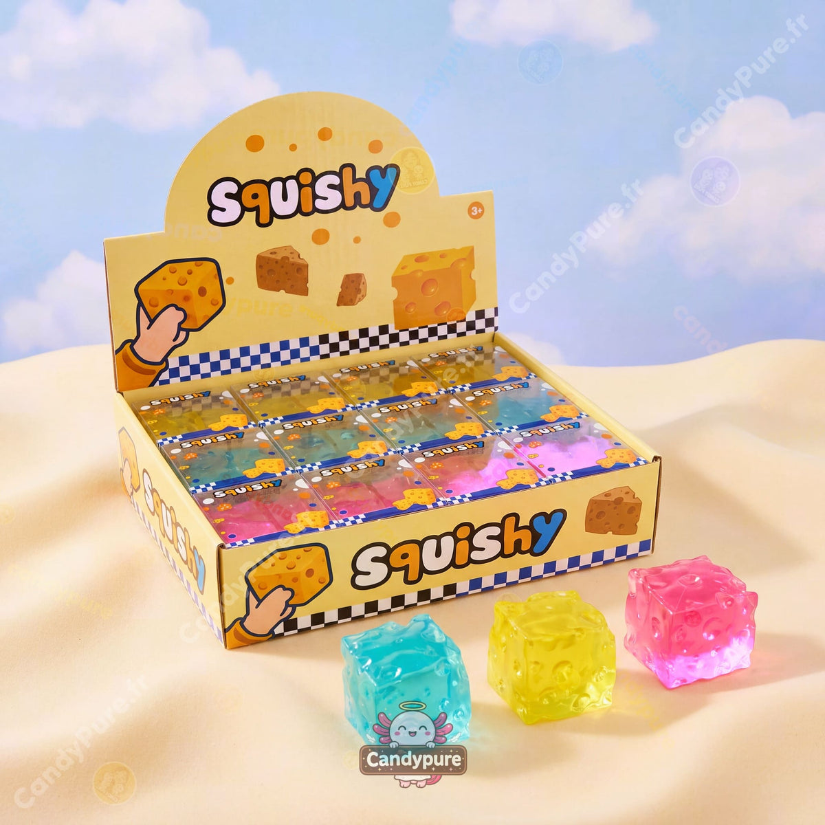 Squishy Cube De Fromage
