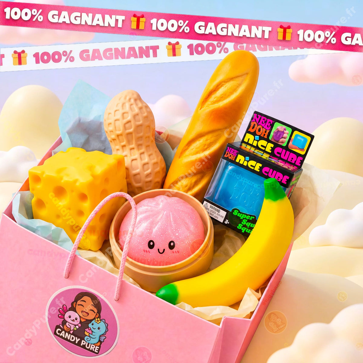 Sac Squishy - 100% Gagnant