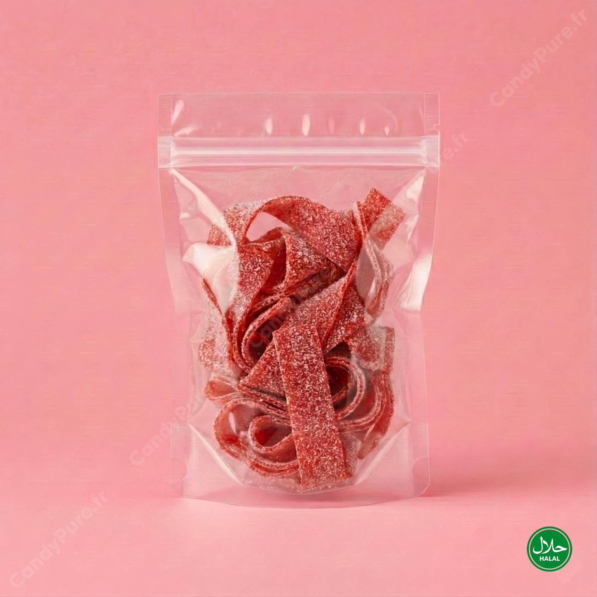 Rubans Fraise Acidulés (x10)