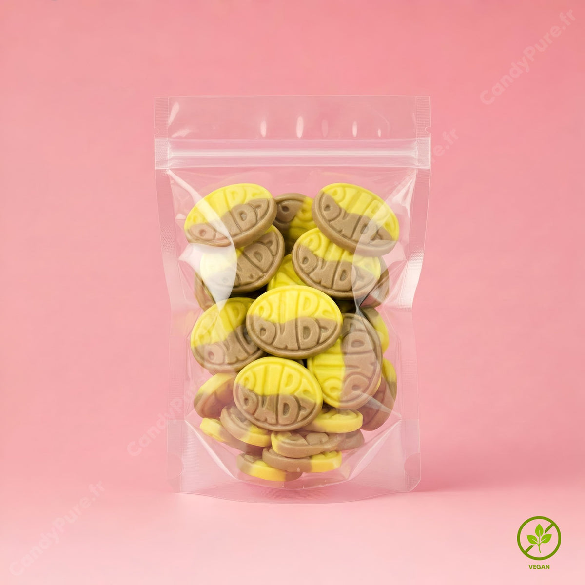 Bubs Banane/Caramel Ovale - Bonbons Suédois (100g)
