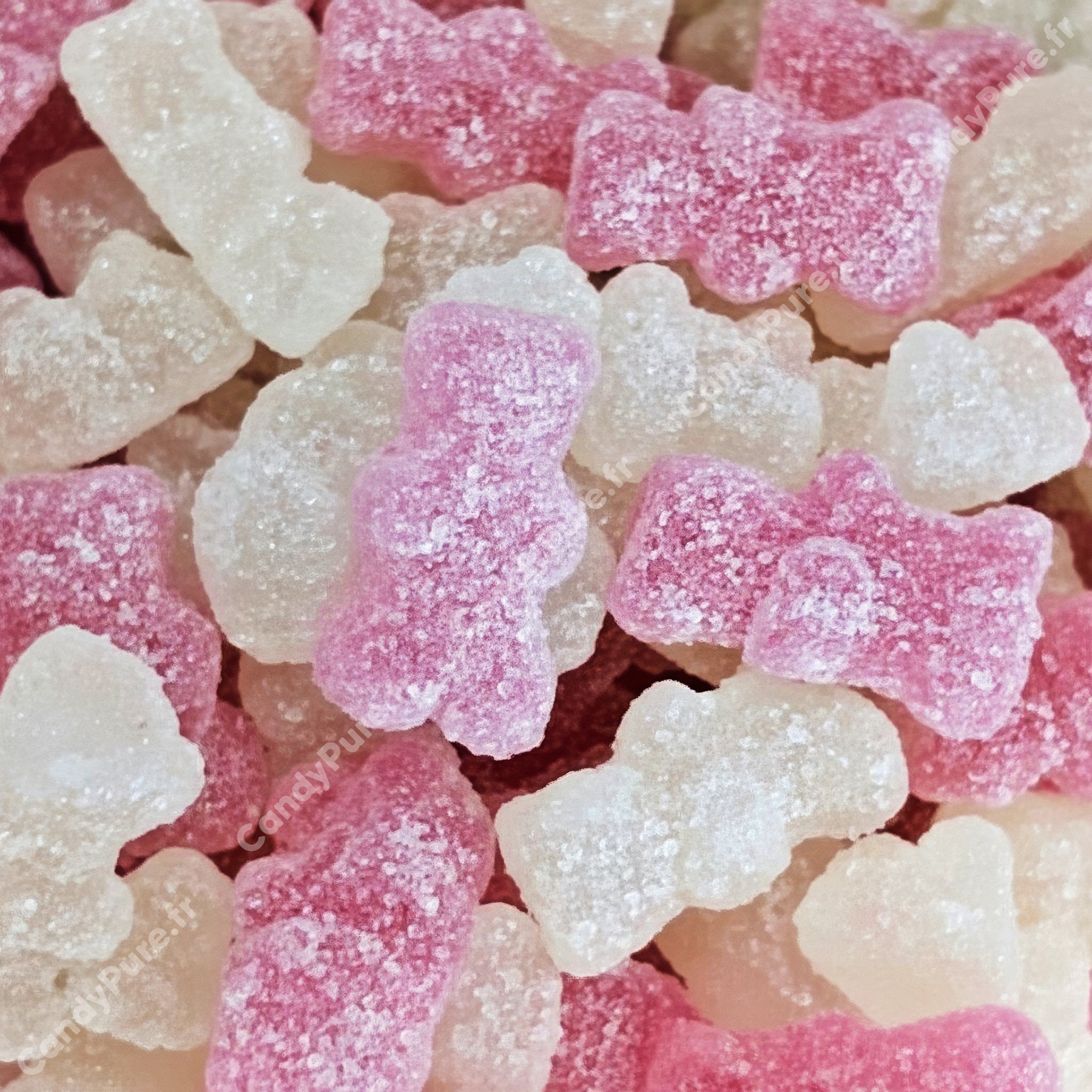 Oursons Fraise & Crème (100g)