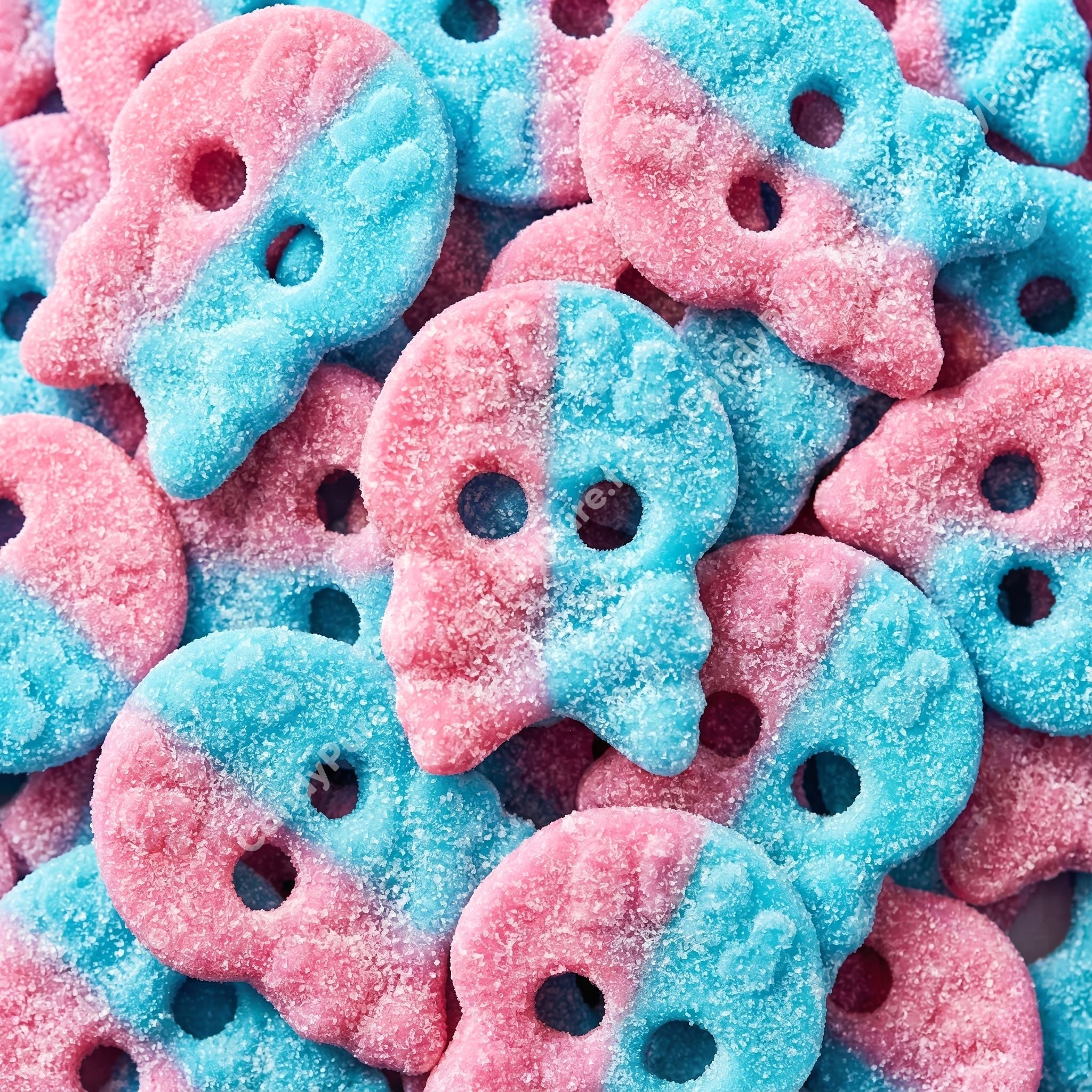 Bubs Crânes BubbleGum - Bonbons Suédois (100g)