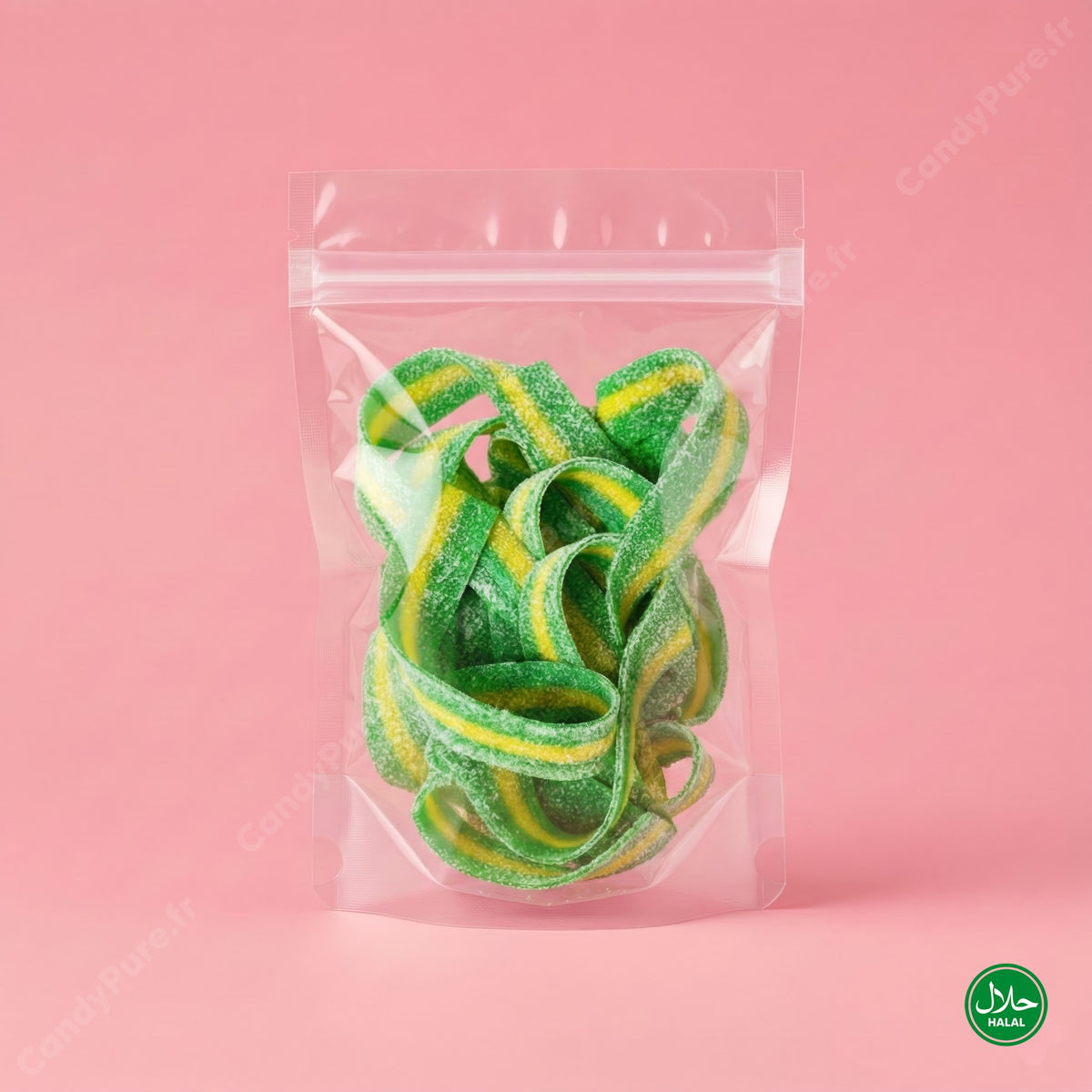 Rubans Citron Vert Acidulés (x10)