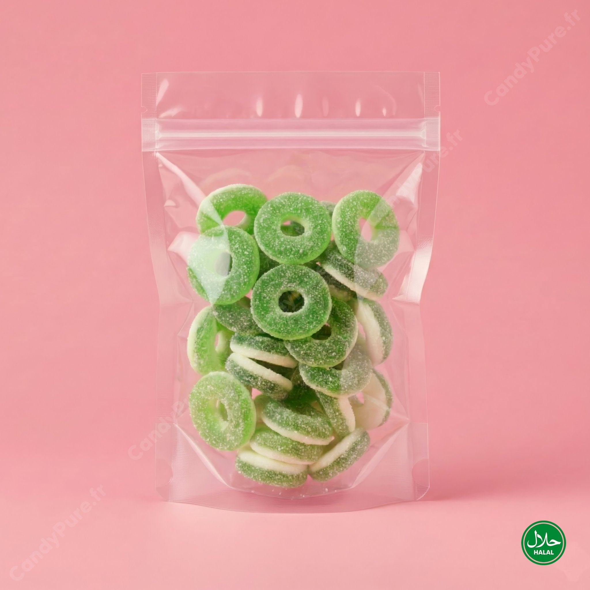 Anneaux Pomme Acidulés (100g)