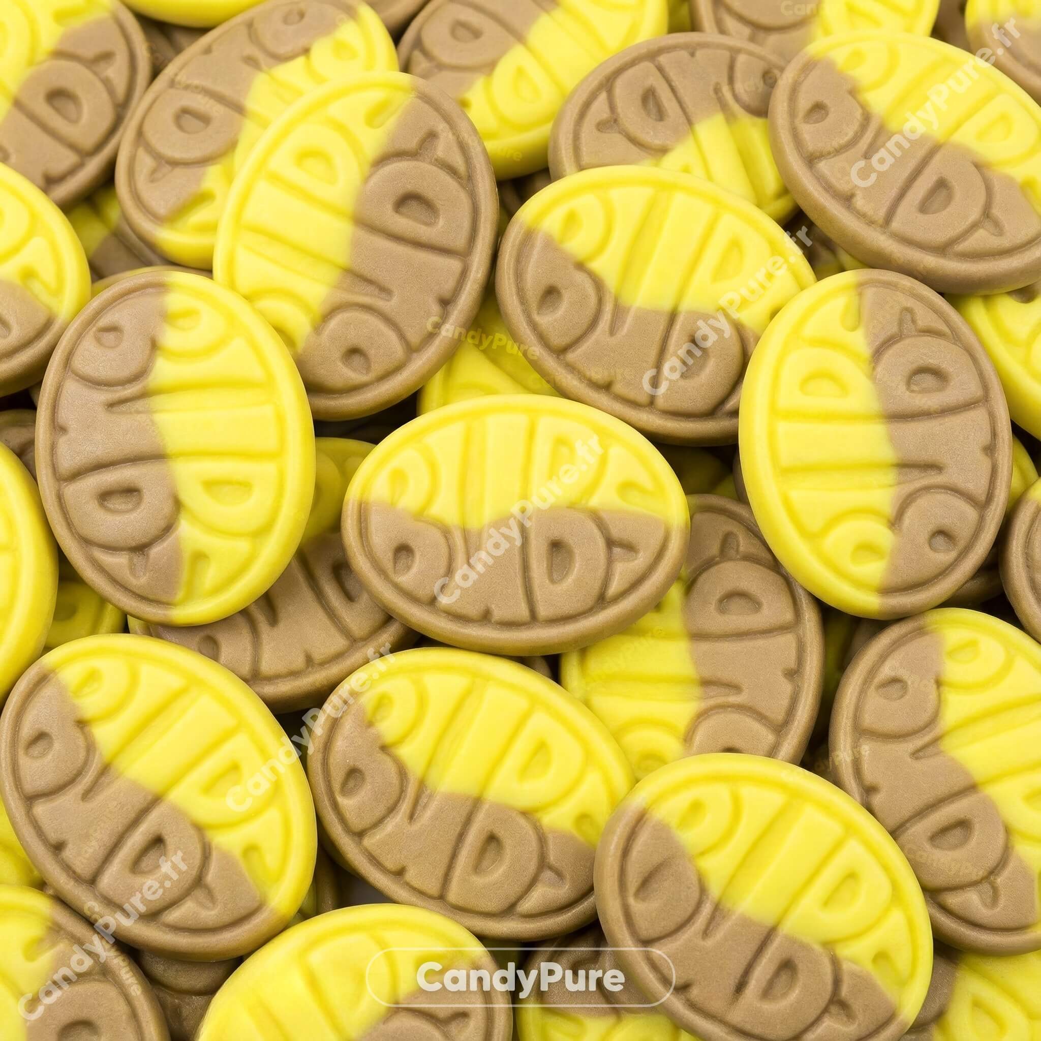 Bubs Banane/Caramel Ovale - Bonbons Suédois (100g)
