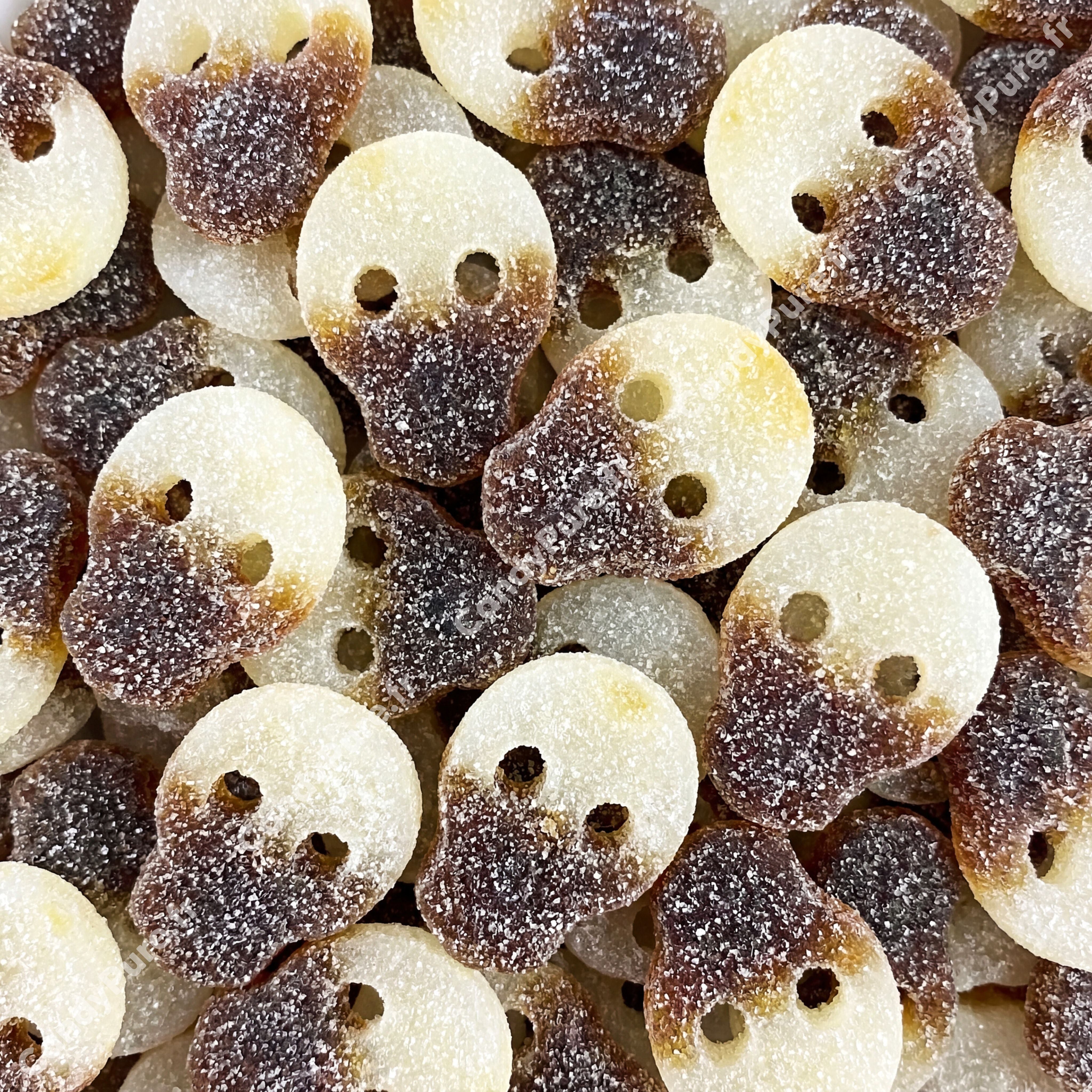 Crânes Cola Acidulés (100g) - Bonbons Suédois