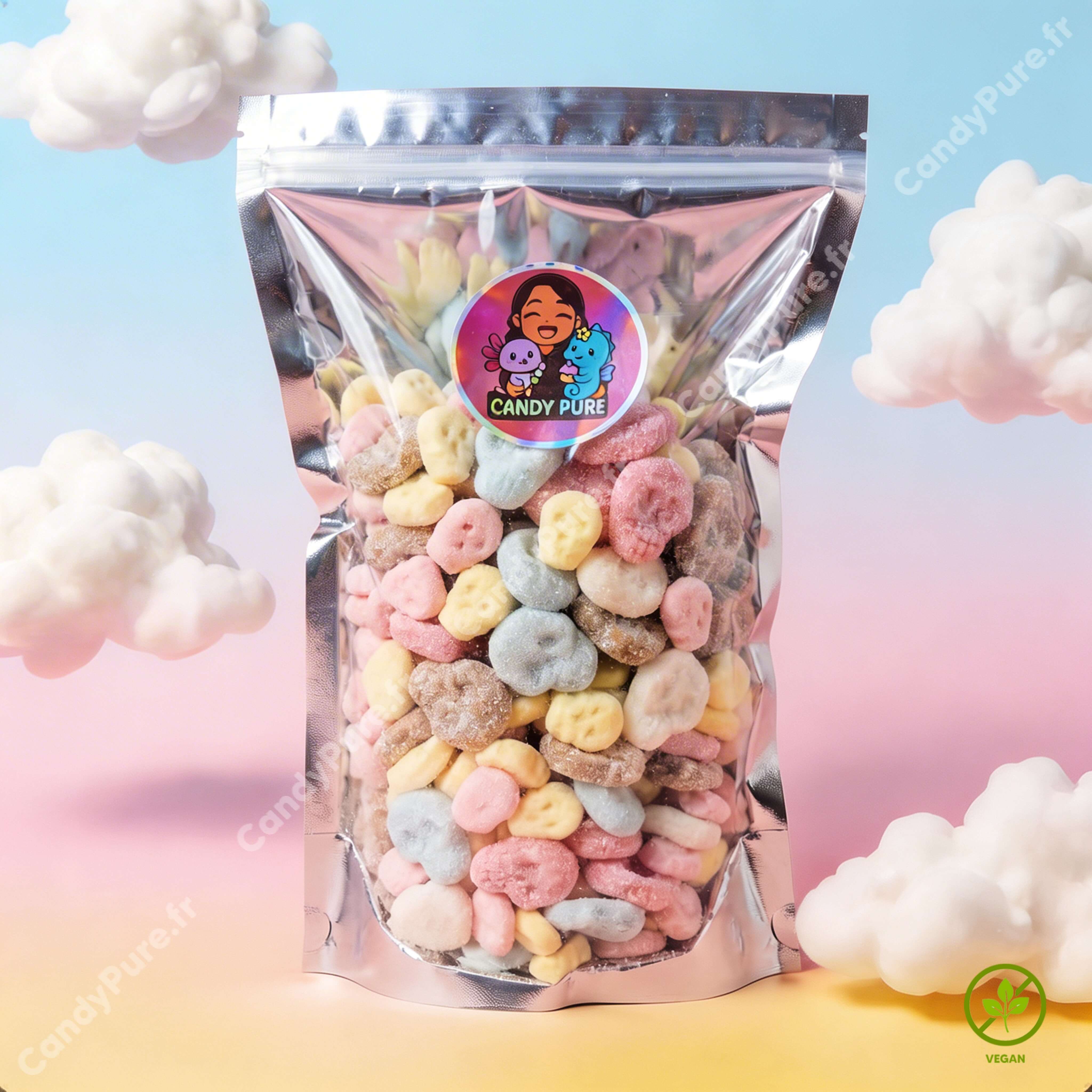 Mélange Bonbon "Mini Crânes" - Bonbons Suédois