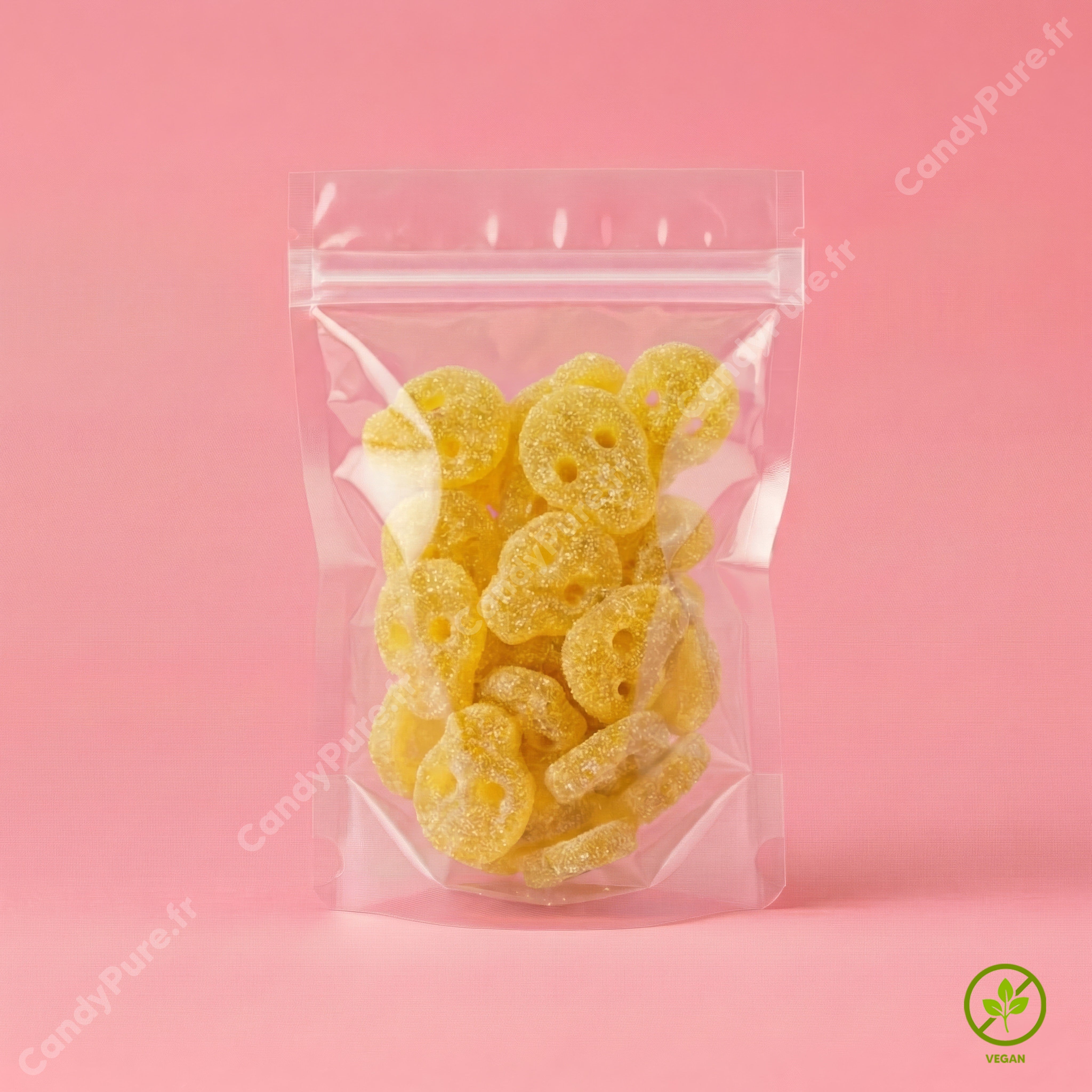 Crânes Ananas Acidulés (100g) - Bonbons Suédois