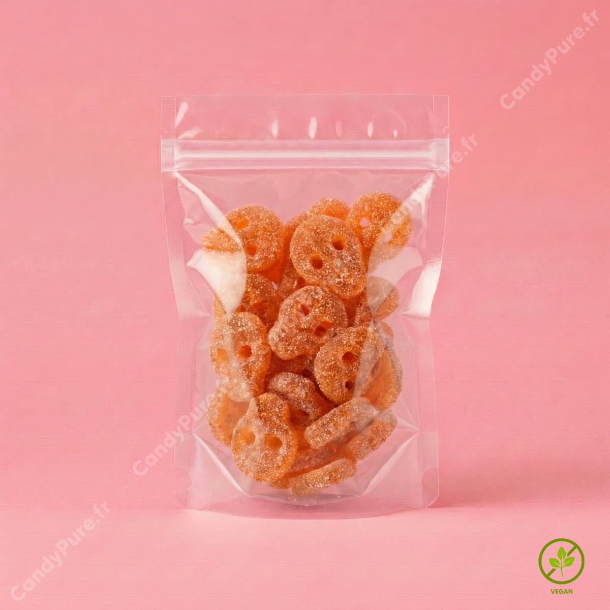 Crânes Mangue Acidulés (100g) - Bonbons Suédois