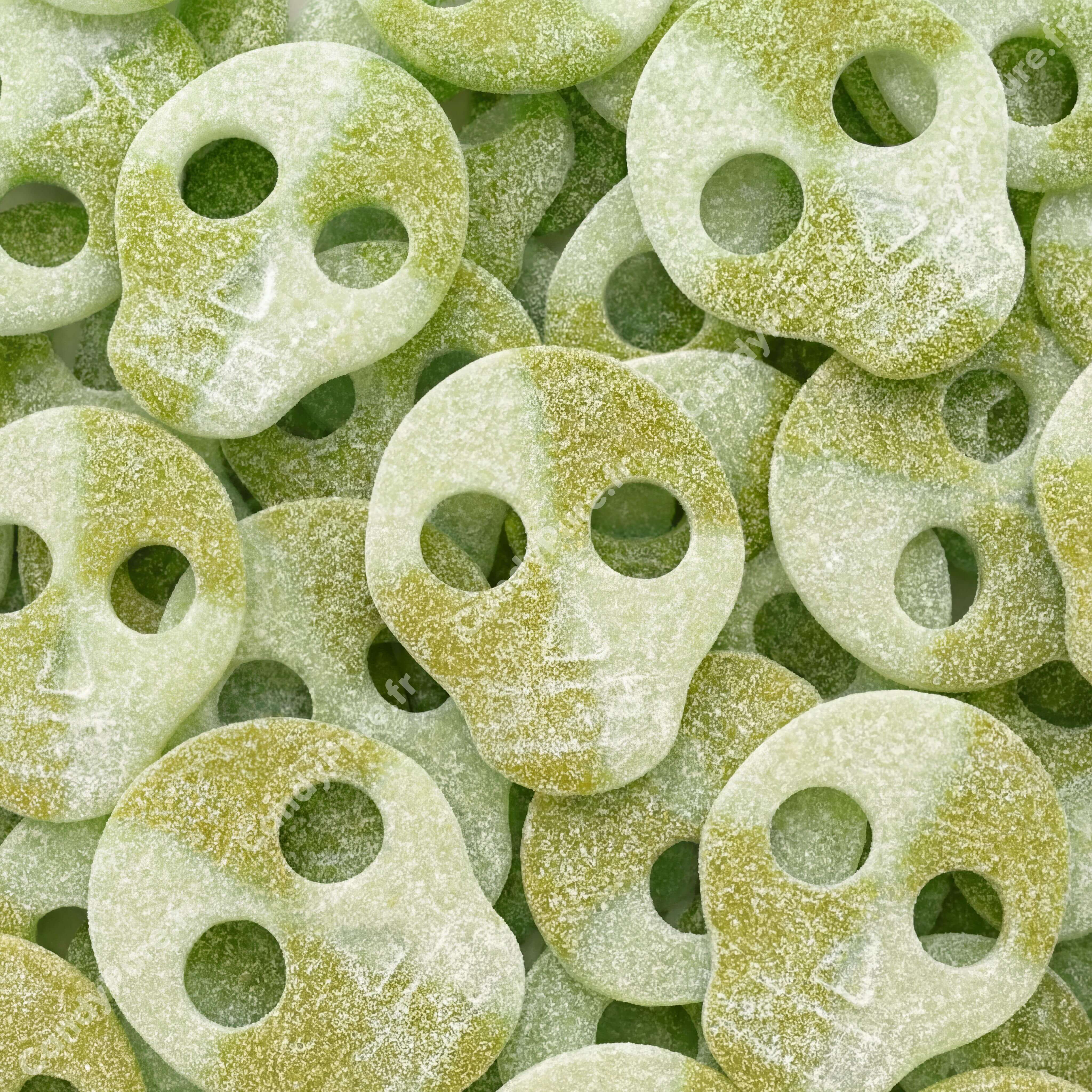 S-Marke Crânes Pomme - Bonbons Suédois (100g)