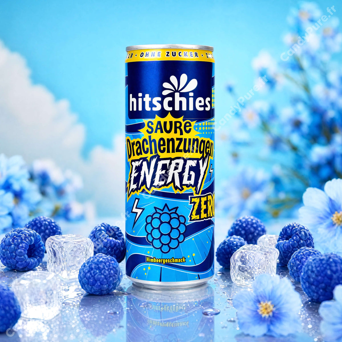 Hitschies - Framboise Bleue (Energy Zero) – 250ml