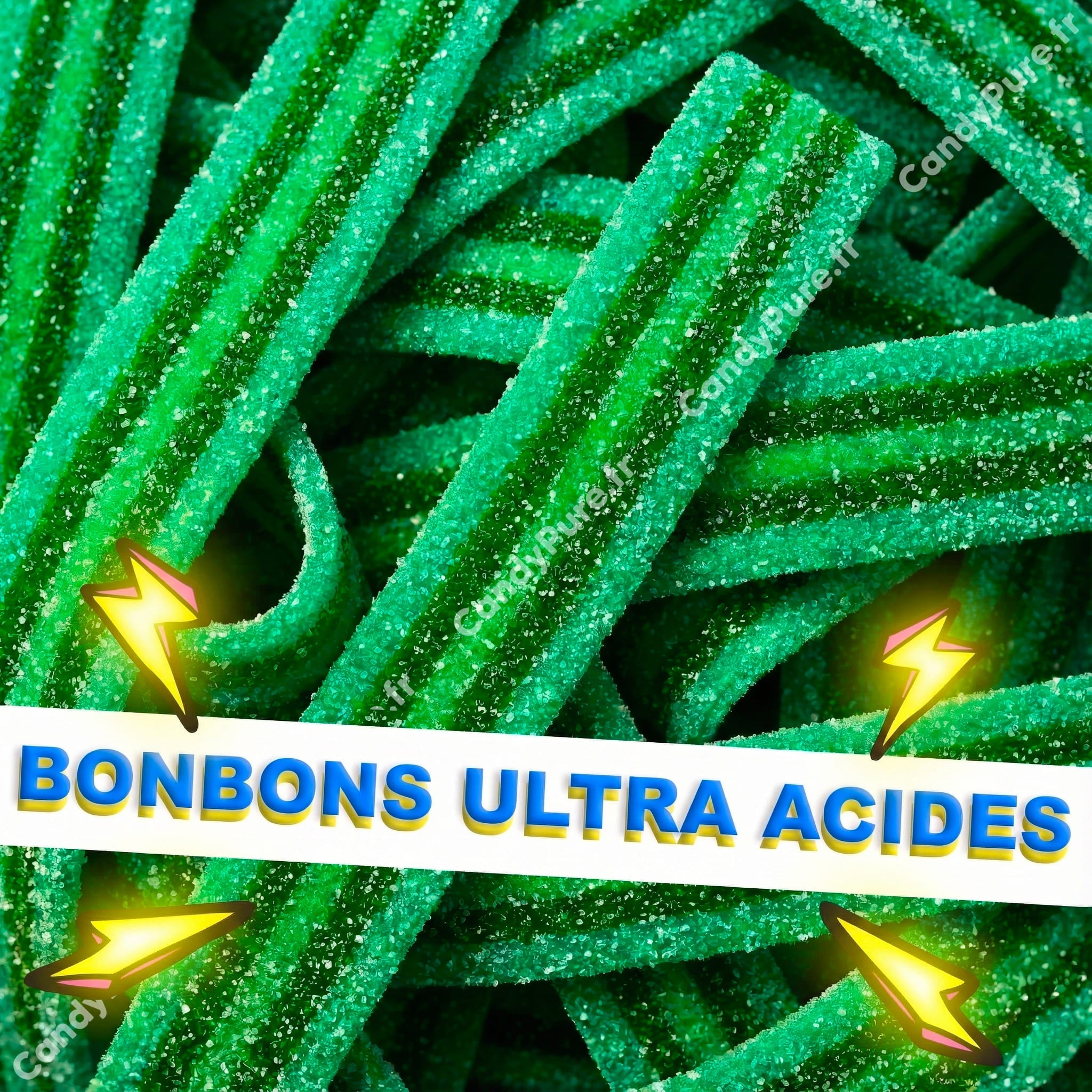 Rubans Pomme Ultra Acidulés (x10)