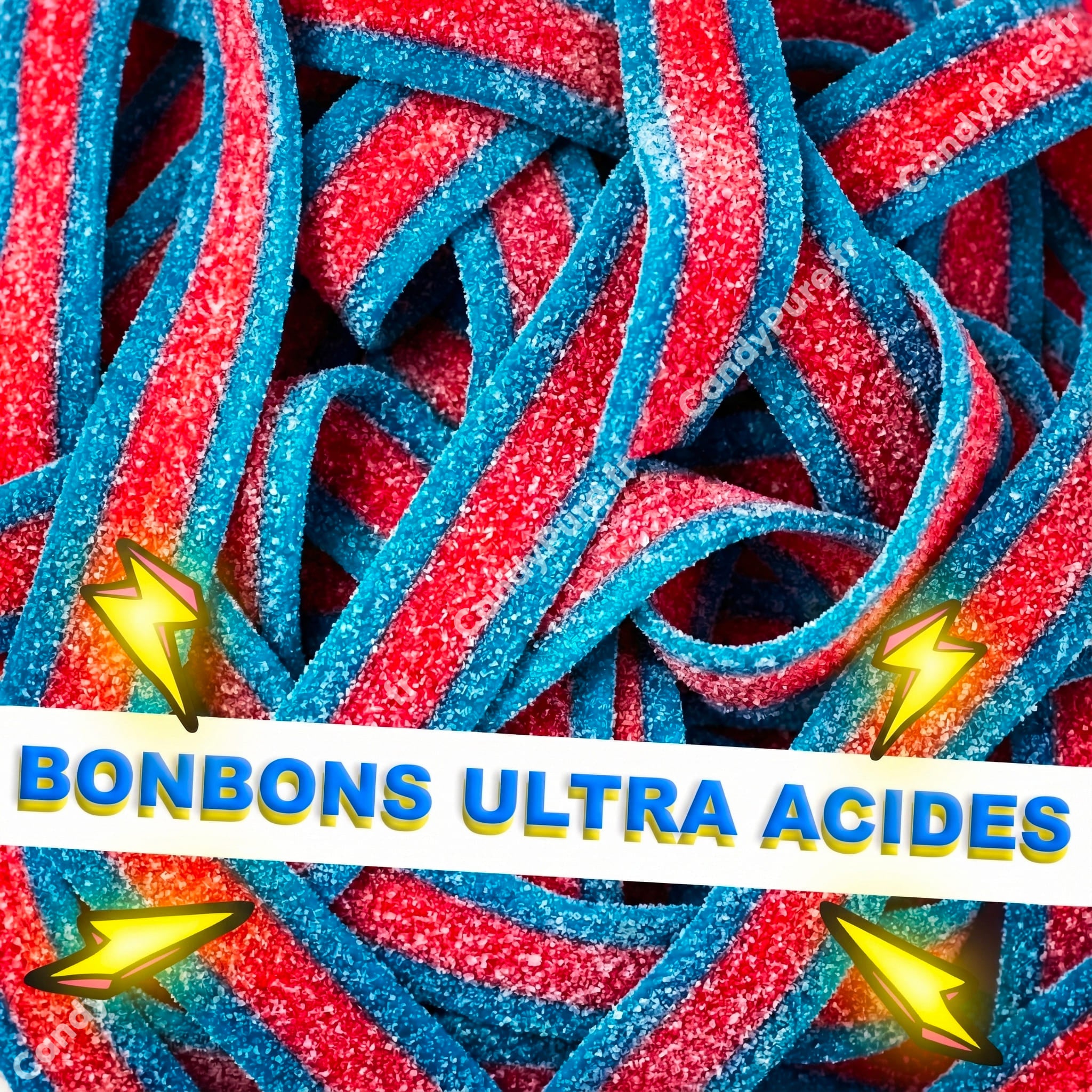 Rubans Bubblegum Ultra Acidulés (x10)