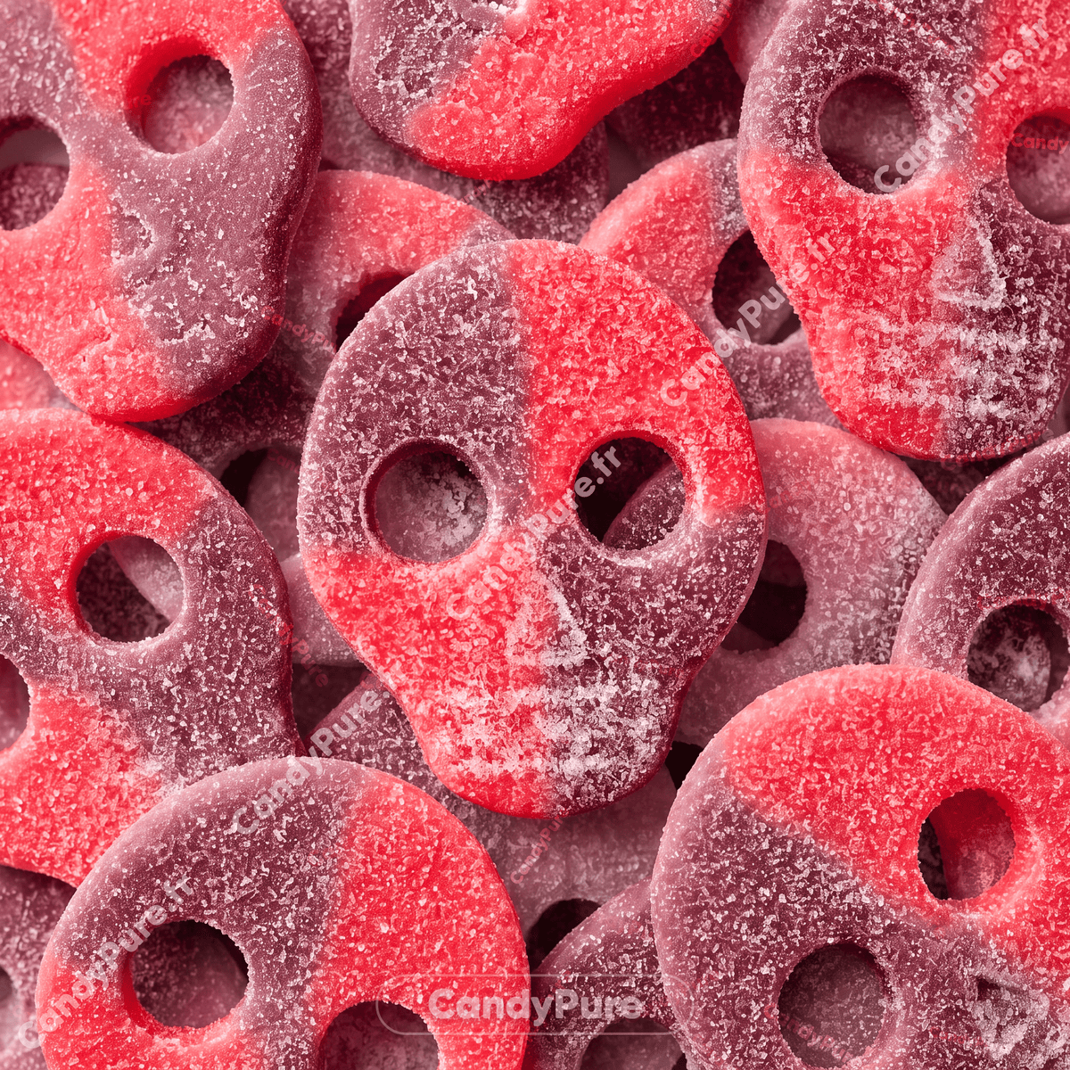 S-Marke Crânes Myrtille Framboise - Bonbons Suédois
