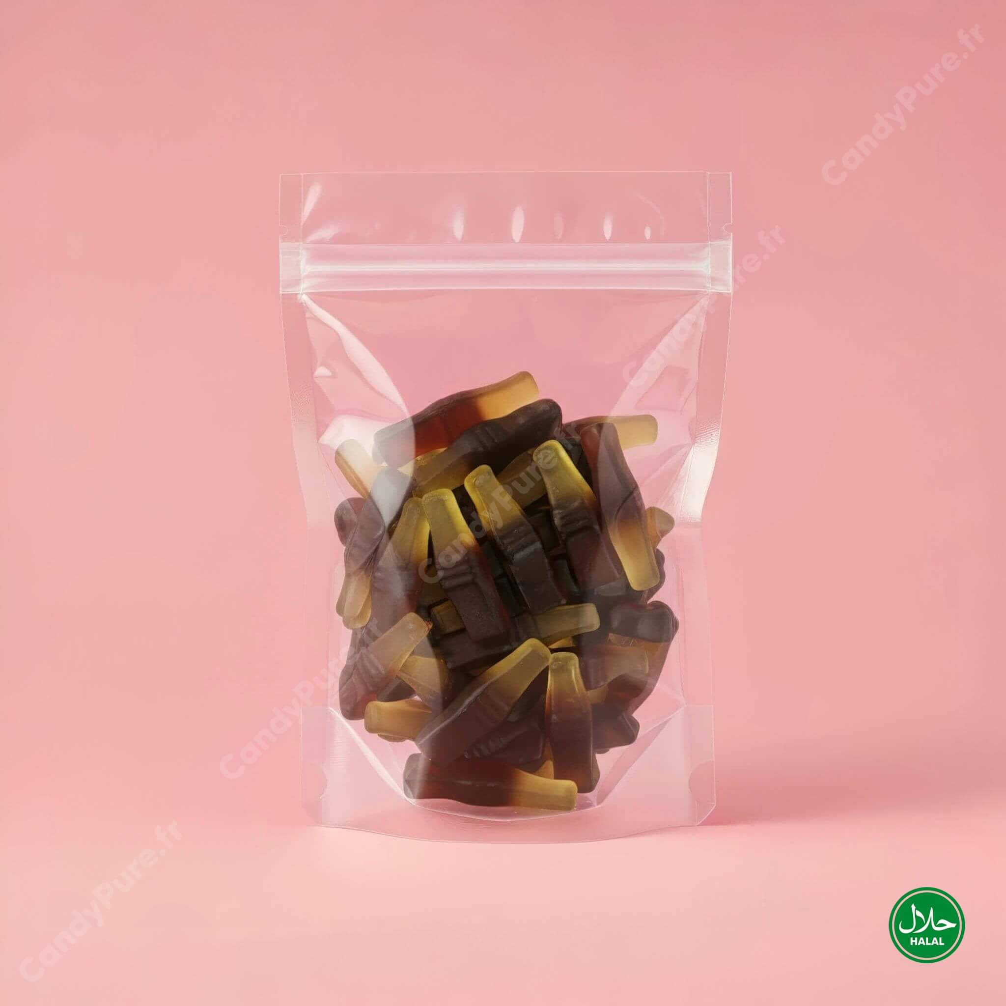 Bouteilles Cola Lisses (100g)