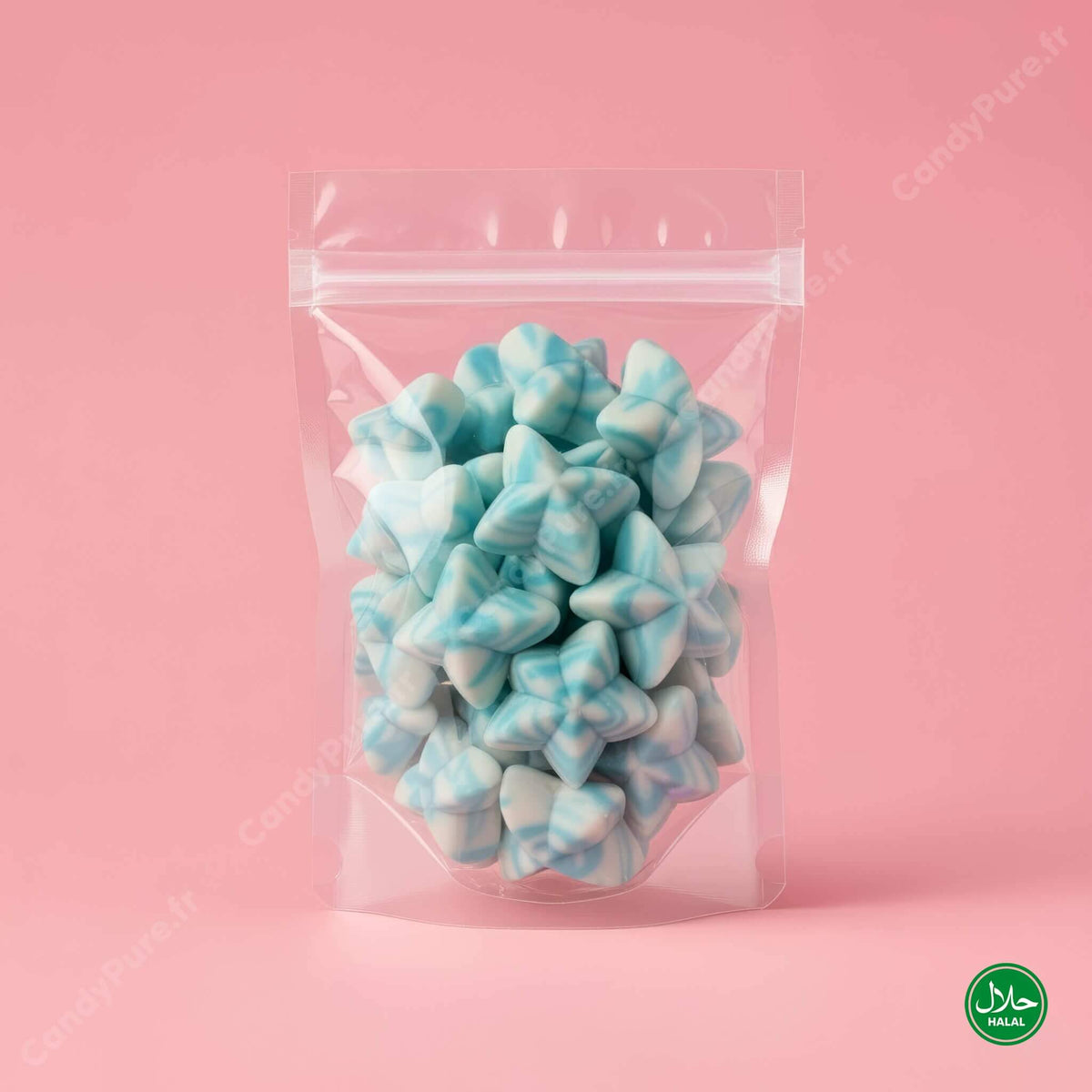 Étoiles Twists Framboise Lisses (100g)