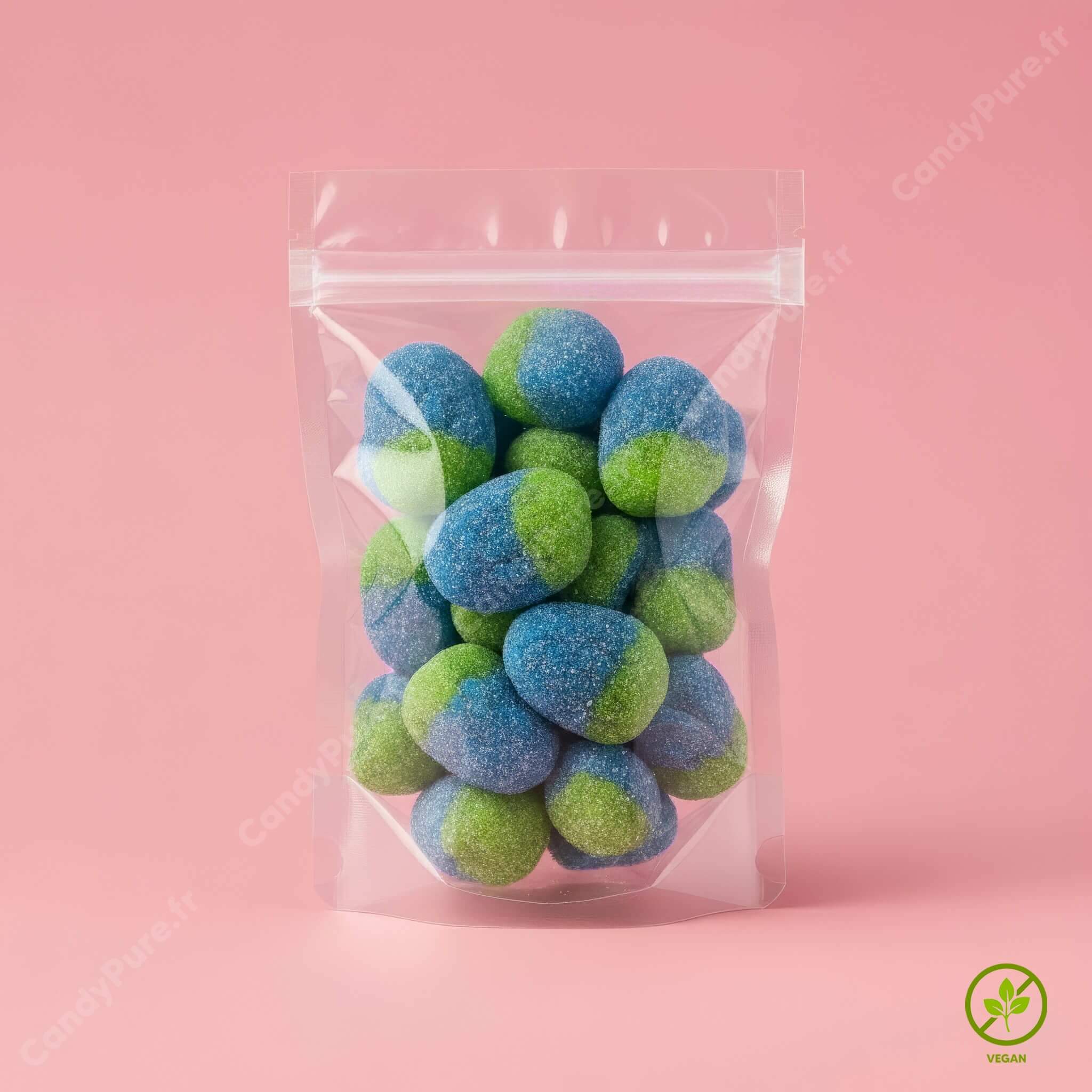 Framboises Bleues Fourrées (100g)