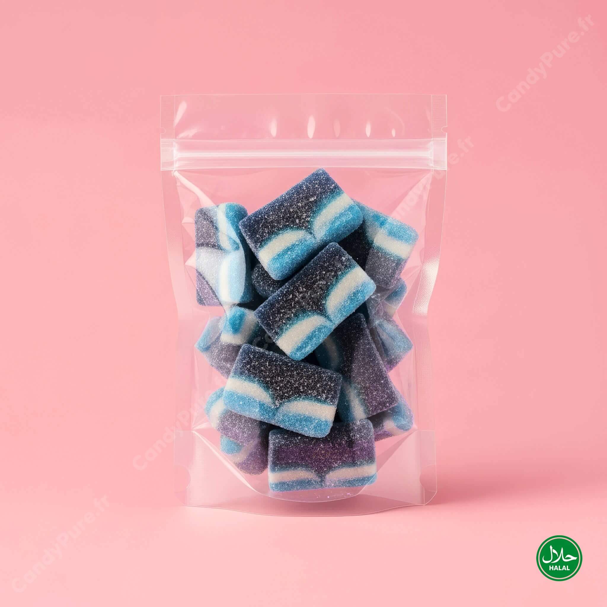 Tranches Framboise Acidulées (100g)