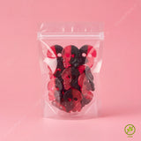 Bubs Crânes Framboise/Réglisse (100g) - Bonbons Suédois