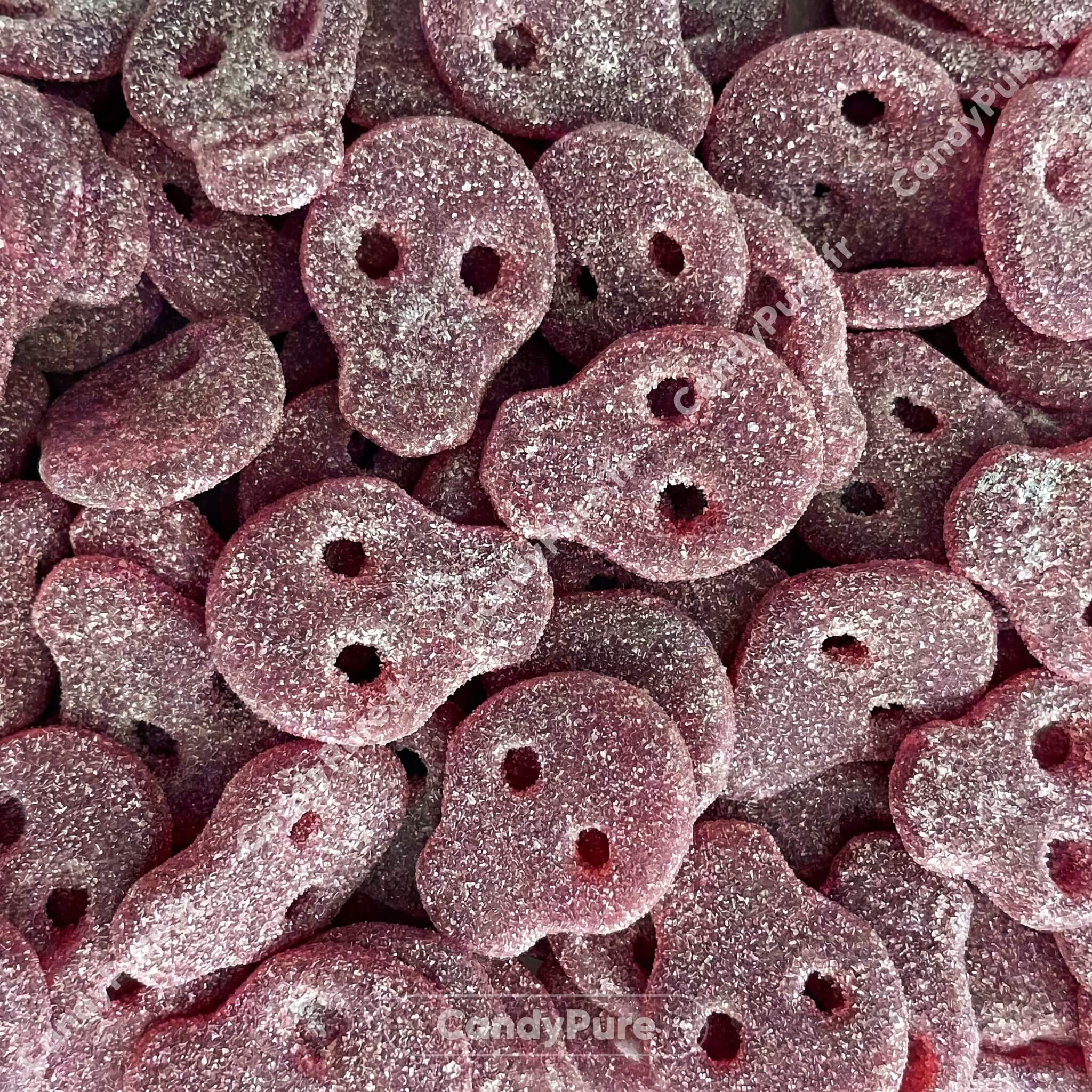 Crânes Raisin Acidulés (100g) - Bonbons Suédois
