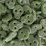 Crânes Citron Vert Acidulés (100g) - Bonbons Suédois