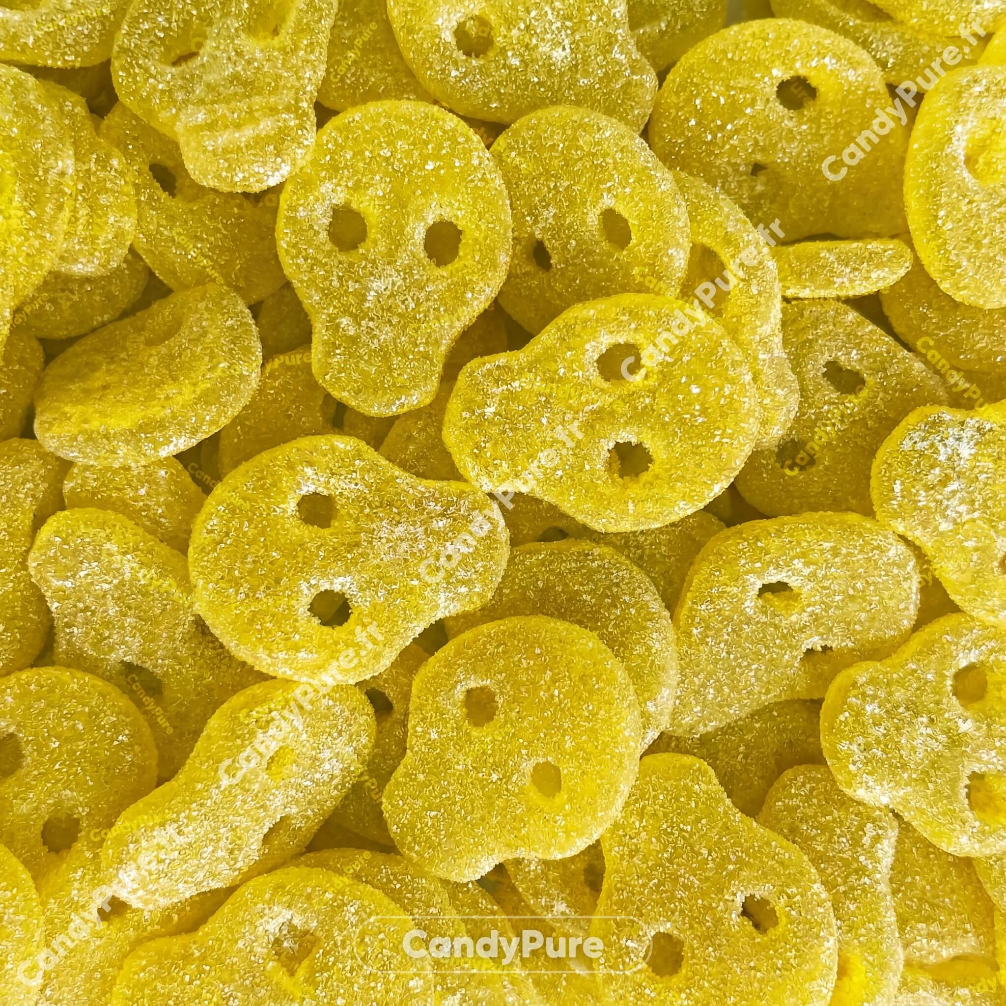 Crânes Ananas Acidulés (100g) - Bonbons Suédois
