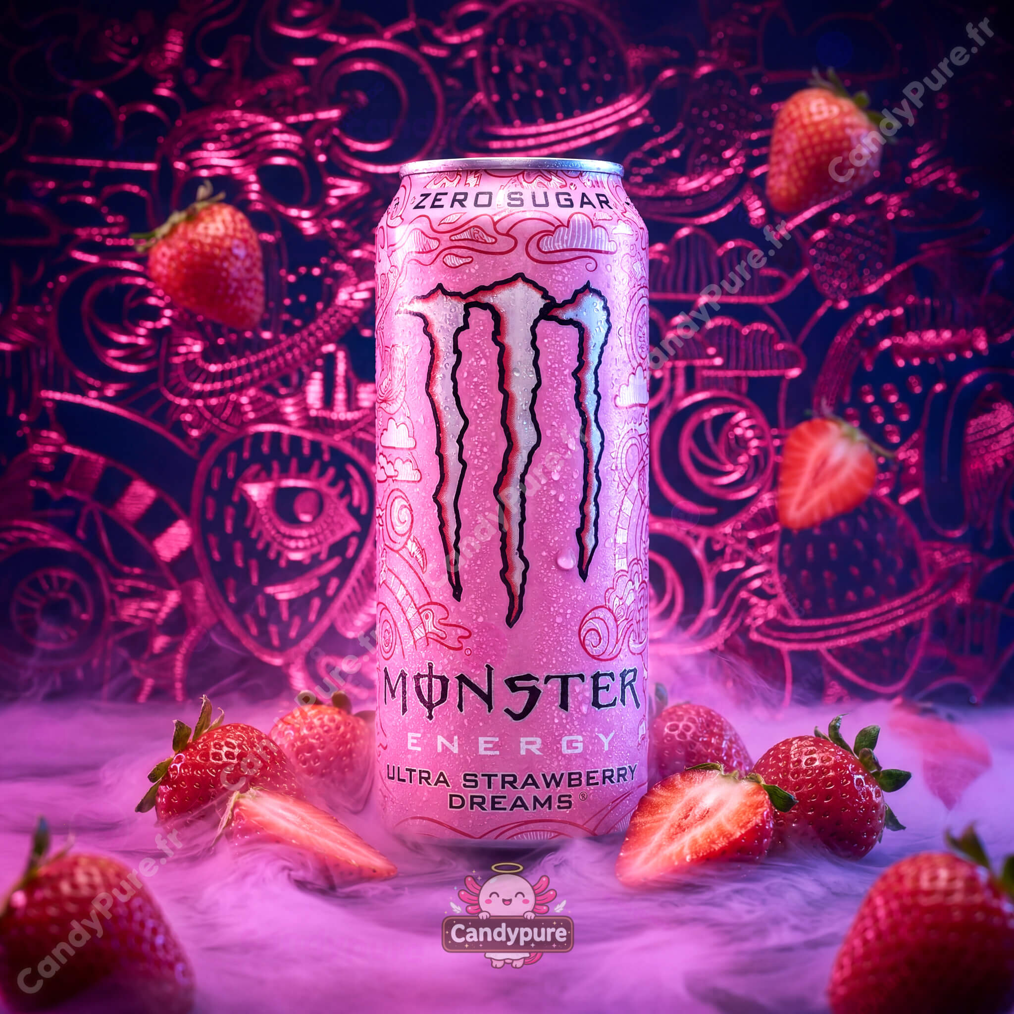 Monster - Energy Ultra Fraises de Rêves – 500ml