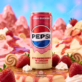 Pepsi - Fraise/Crème – 330ml