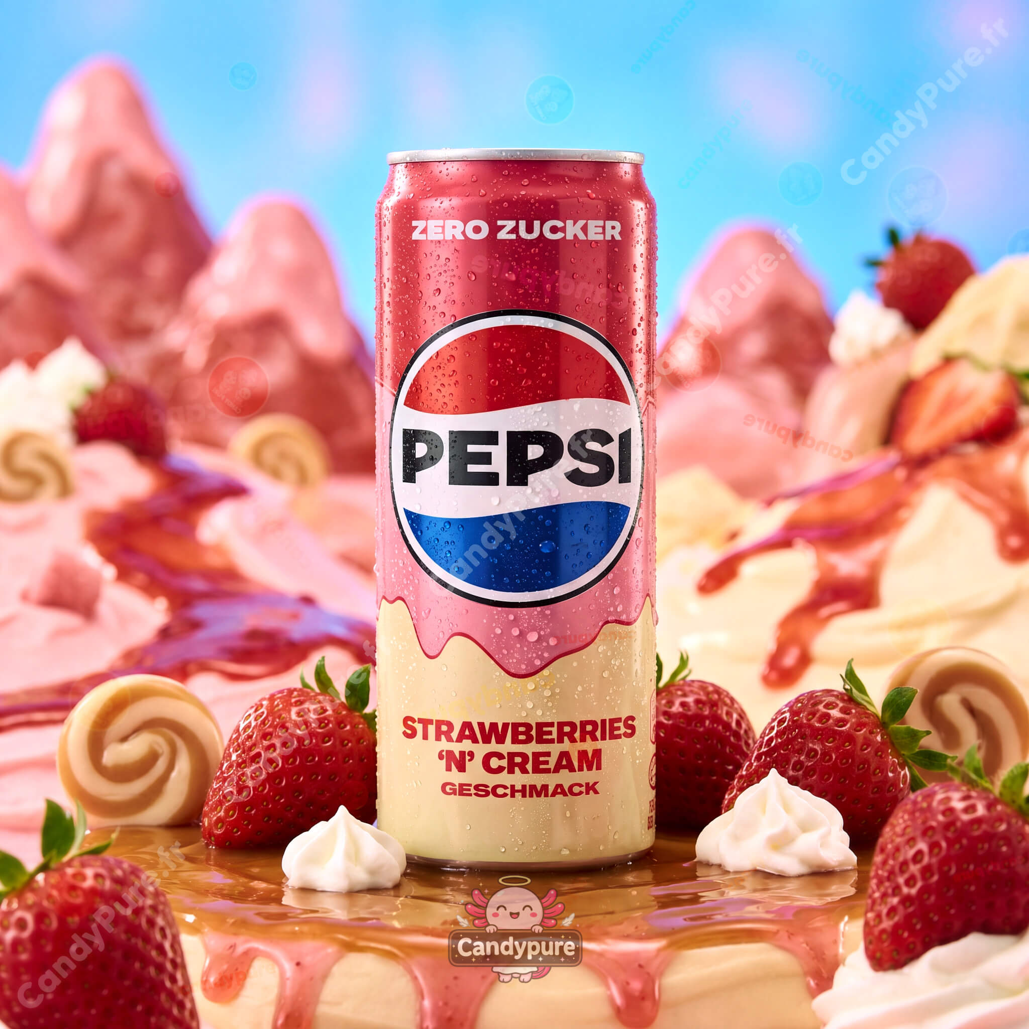 Pepsi - Fraise/Crème – 330ml
