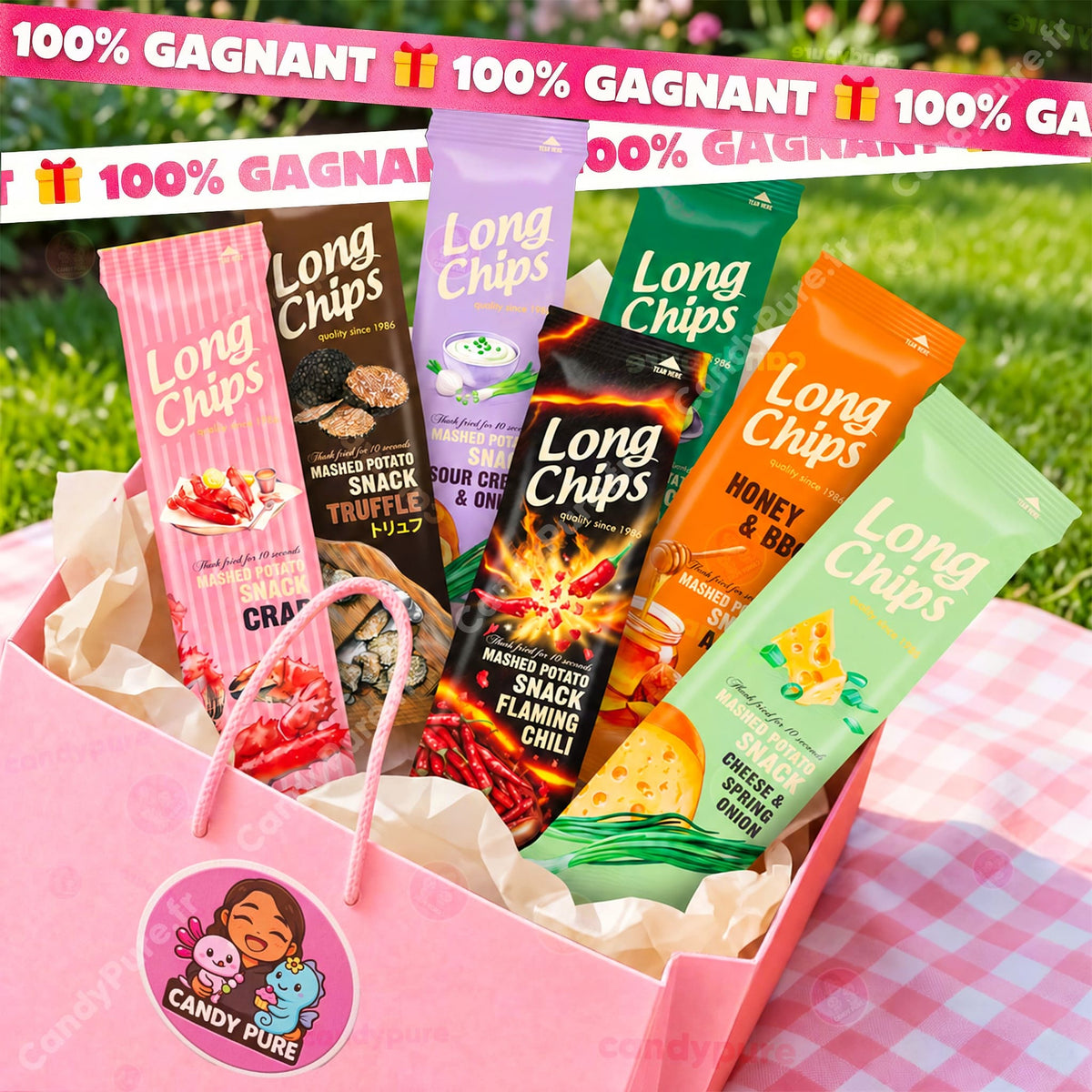 Sac Long Chips - 100% Gagnant
