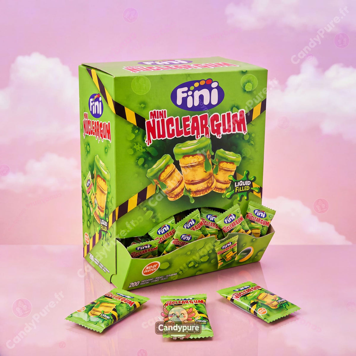 Fini - Mini Nuclear Gum Cœur Liquide