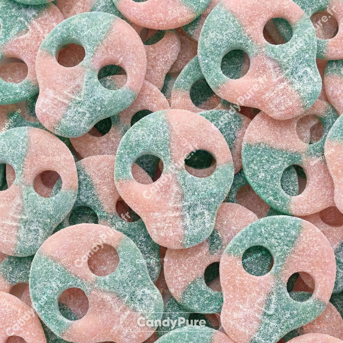 S-Marke Crânes BubbleGum - Bonbons Suédois (100g)