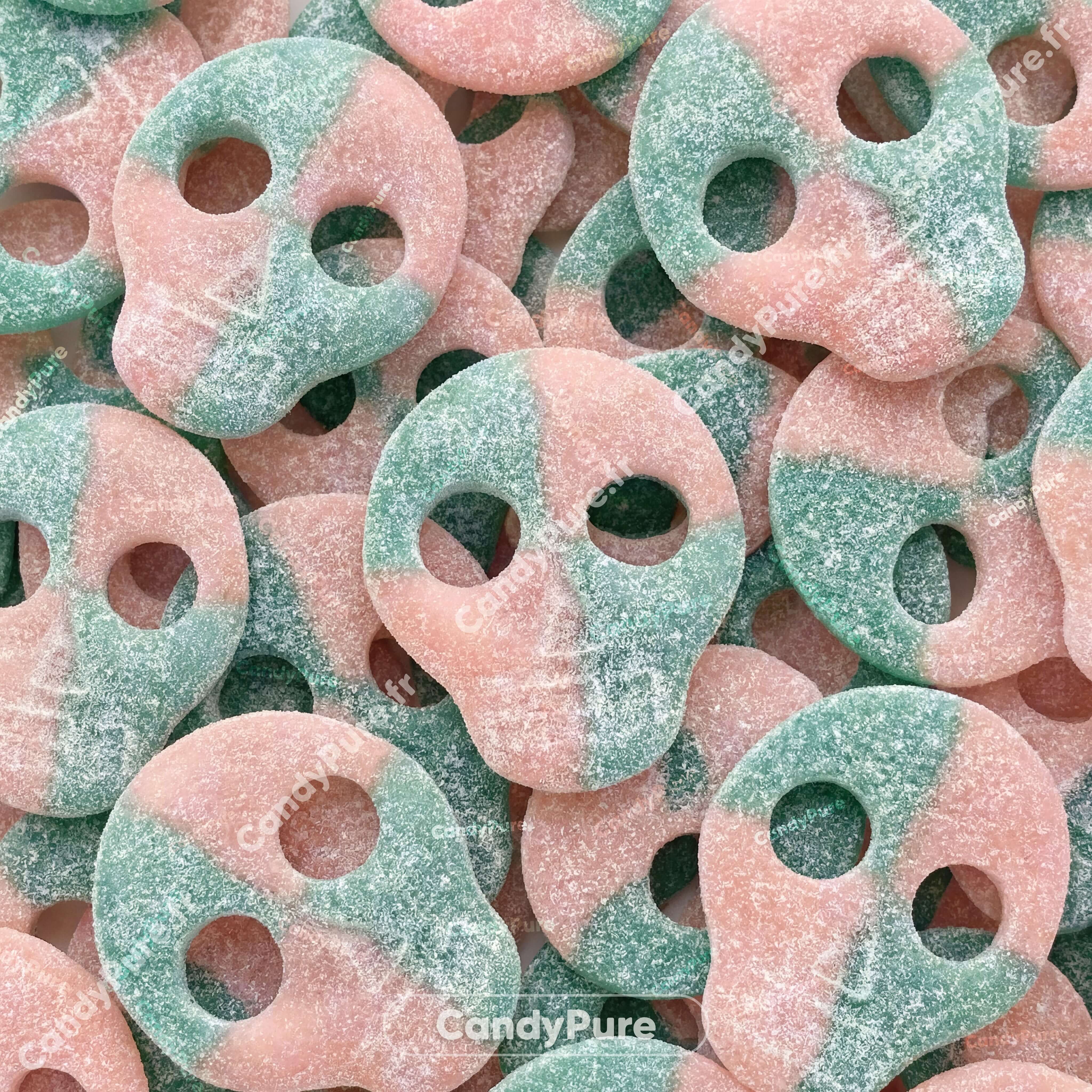 S-Marke Crânes BubbleGum - Bonbons Suédois (100g)