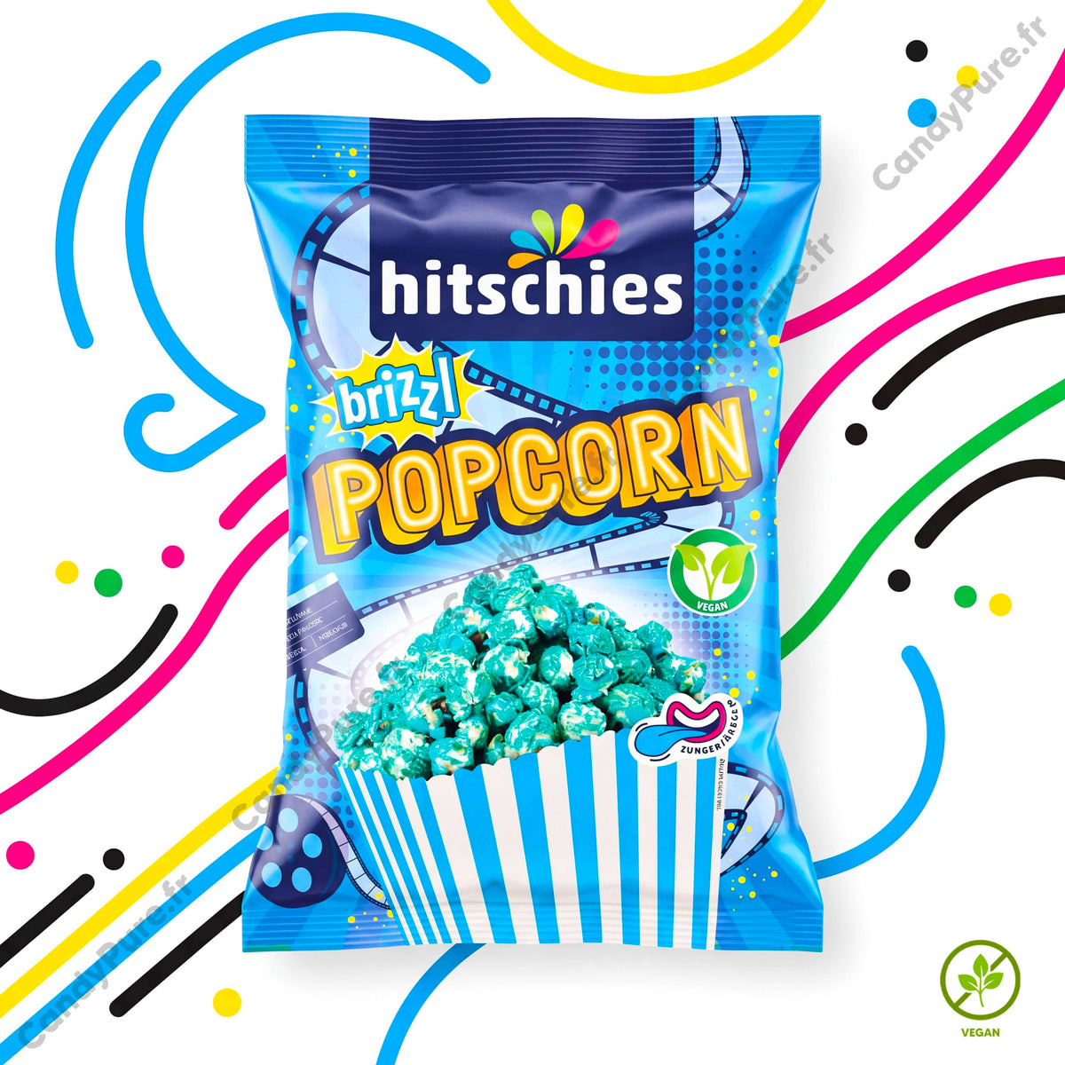 Hitschies -  Popcorn Bleu Framboise (125g)