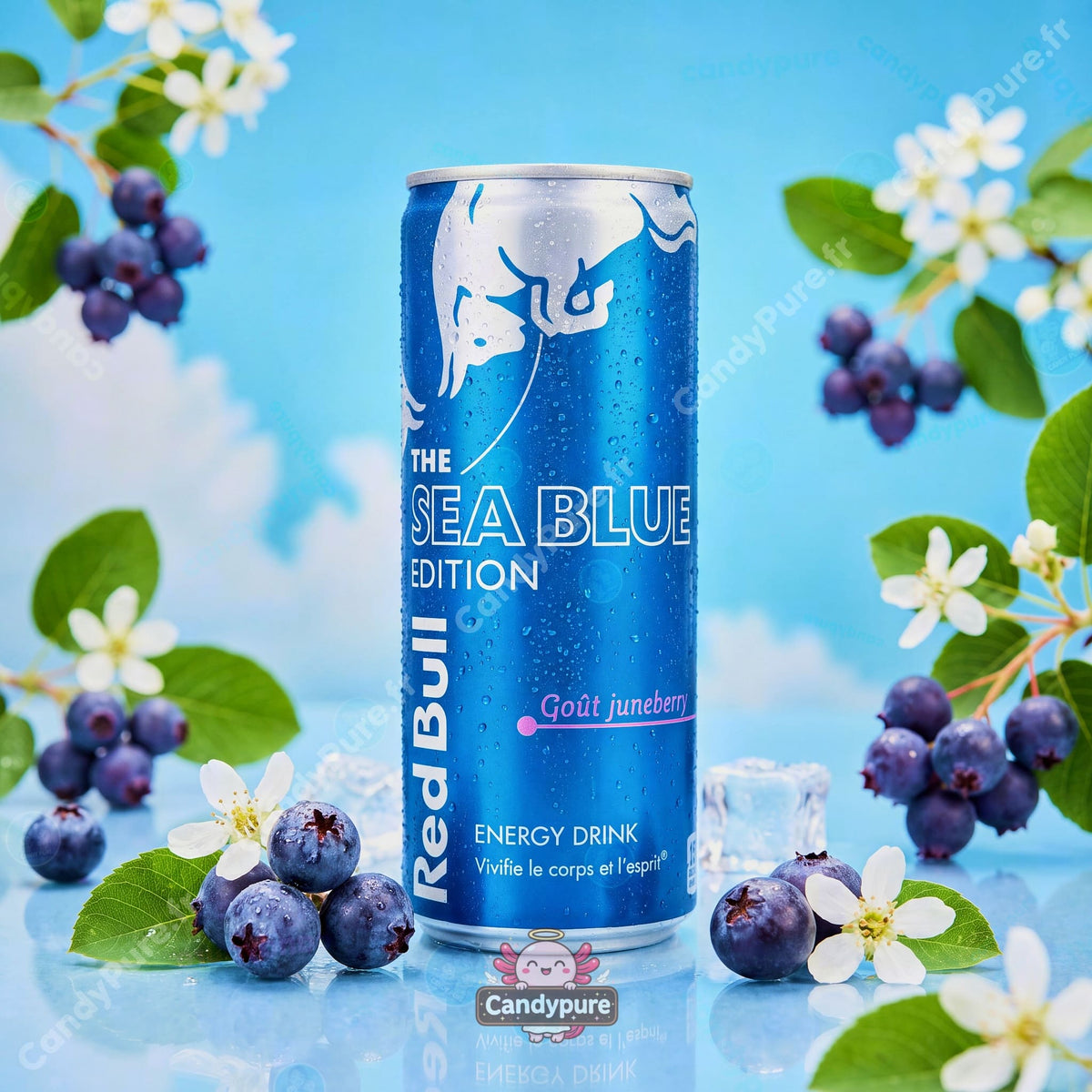 Red Bull - Sea Blue Edition Juneberry (UK) - 250ml